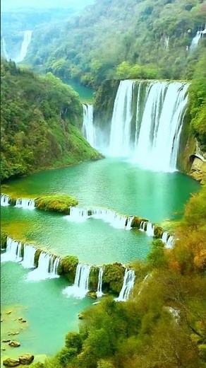 Relaxing Piano & Waterfalls 💧✨ | Stress Relief, Nature Sounds, Deep Meditation