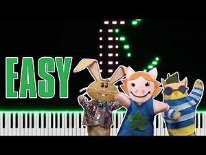 Sprout Sharing Show - Theme Song | EASY Piano Tutorial