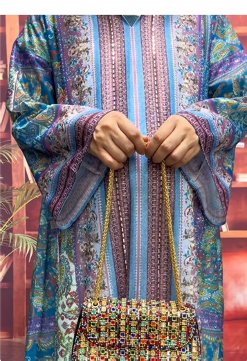 Finally found my fav Beaded kaftan dress, so elegant and modest.💕💎#abaya #muslimfashion #beaded #modestfashion #hijabifashion