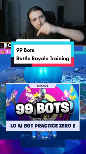 Best Battle Royale Training Map with 99 Bots, Reupload because i messed up the code in the last one #fortnite #chapter4 #fortnitefunny #fortniteclips #gaming #fortnitetech #shockwavehammer