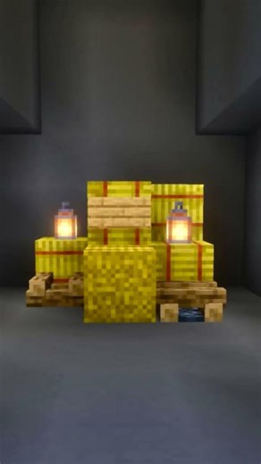 Minecraft bale stack idea. tutorial at 100 subs#fypシ #funny #god #minecraft