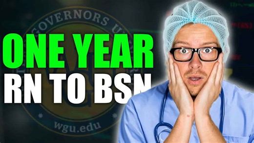 WGU BSN degree review (how to get a nursing degree from WGU in 1 year)