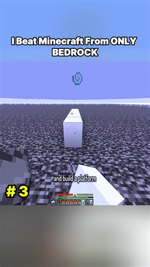 I Beat Minecraft From Only Bedrock