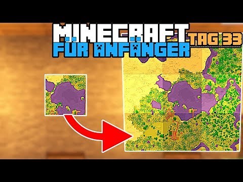 Wie baut man eine große Karte in Minecraft 1.14 | Minecraft für Anfänger Tag 33
