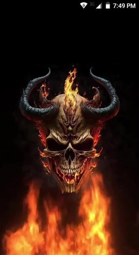 Creepy Skull Live Anime Wallpaper Collection