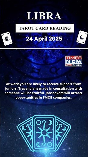 Libra Tarot Card Reading | 24 April Zodiac| Astrology & Prediction of the Day | #short #tarot