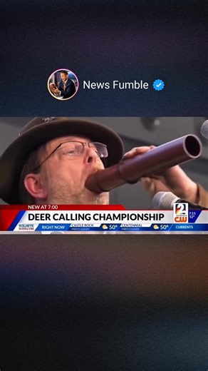 News Fumble on Instagram: "That’s dedication to the sport ☠️☠️☠️ If you love TV News bloopers like we do, follow our account @newsfumble #tvnews #newsbloopers #deerhunting"