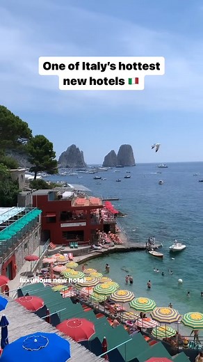 Capri is a summer destination straight out of a dream. Read more about this gorgeous Italian island here: https://bit.ly/3q4B8x4 🎥 Laura Itzkowitz, T L contributor.📍Hotel La Palma, Capri, Italy. #travel #italy #capri | Travel Leisure