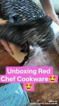 Red chef Cookware set
