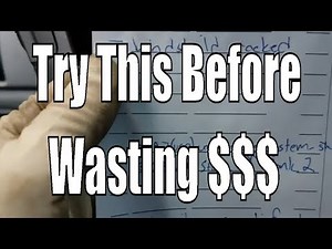 P3400 P3497 Valve pause system stuck off ( Try this First )