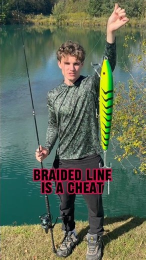 Braided Line Is The Upgrade EVERY Angler Needs! 🎣 #shorts #fishing