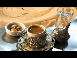 Turkish Coffee Made With Hot Sand