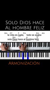 Solo Dios hace al hombre feliz. - Opción de armonización. #musicoscristianos #tutorialpiano | Academia de Música Cristiana