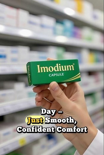 Imodium Capsule — One Dose, Total Control!” 💊