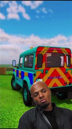 TRANSPORTING POLICE CAR - ATTRACTION CAR JUMPS FROM HEIGHT #shortsfeed #policecar #fs22