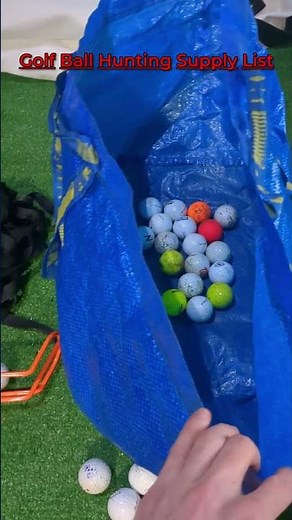 Golf Ball Hunting Gear and Supplies ✅ What Do You Need?