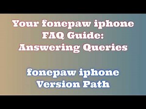 fonepaw iphone 2025 latest version full installation and License Code Procedure