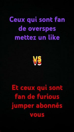 Furious jumper VS Overspes