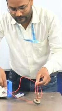 🔌🧲 Class 7th Electromagnet Science Experiment | Fun Physics at Home ⚡ #experiment #electrical