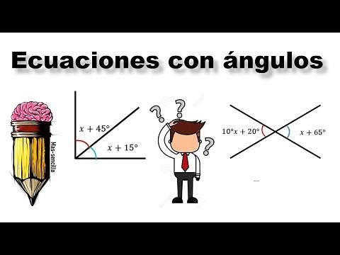 Equations with angles. Quick and easy