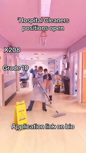 312K views · 2.2K reactions | H O S P I T A L Cleaners And Laundry Workers (208 POSTS). REQUIREMENTS : Grade 10 or A minimum of ABET qualification. No experience. | Government Job's | Facebook