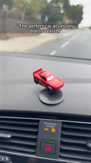 The perfect dashboard accessory 🤩 #disneycars #mcqueen #caraccessories