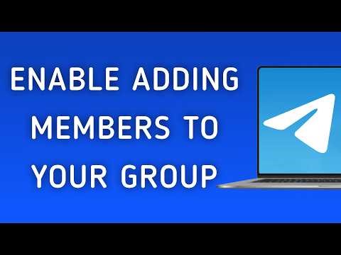 How To Enable Adding Members To Your Group On Telegram App On PC (New Update)