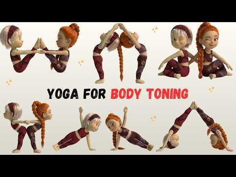 Best Friends Yoga Challenge | Fun & Easy Partner Yoga for Kids | Yoga for Body Toning | #yoga