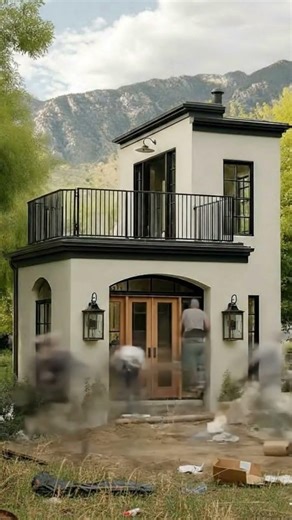 Empty Plot to Luxury Home 🏡 | Construction Time-Lapse Transformation | #shortvideo#TimeLapse#ai#new