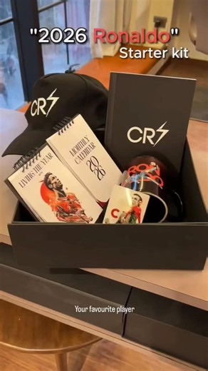 Cristiano Ronaldo Gift Hamper Unboxing 🤯 | Every CR7 Fan's Dream! 🐐⚽ #Shorts
