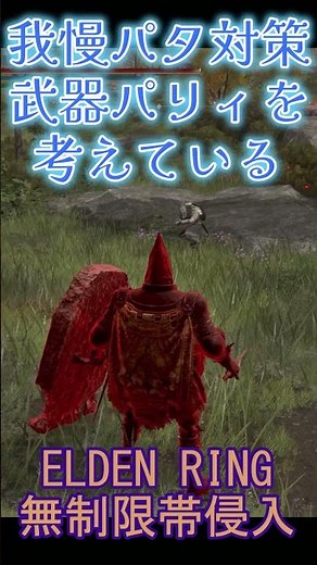 エルデンリング 地獄の侵入 我慢パタ対策武器パリィを考えている！ ELDEN RINGDLC #elden #eldenringdlc #ダクソ3