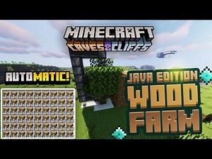 (Low Redstone) Beginner Tree Farm Minecraft 1.17 ||Easy & Resource Friendly Tree Farm For Early Game