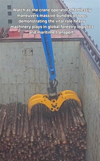 Loading Timber at the Port
