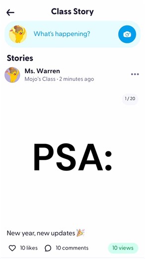 8.6K views · 34 reactions | New year, new updates  #PSA #teachers | ClassDojo | Facebook