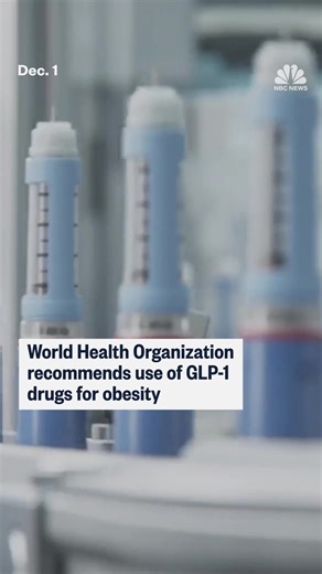 The World Health Organization recommends GLP-1 drugs for obesity, potentially marking a major shift in global treatment of the condition. | NBC News