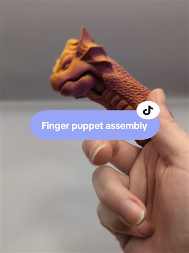 Finger Puppet Assembly: Fun and Easy 3D Printing