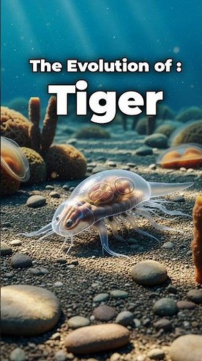 “Tiger Evolution in 15 Stages 🐯 | From Ancient Cats to Modern Tiger”#shorts