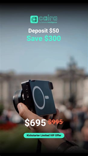 The world’s only AI-driven mirrorless camera. Save $300 by placing a $50 deposit. | Camera Intelligence | Facebook