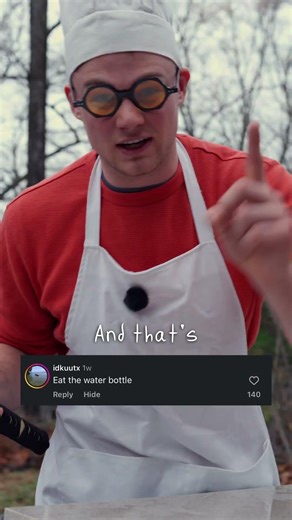 I ate a Gatorade Bottle