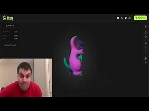 Me Reviewing Tyler King's Barney the Dinosaur Doll 1988 CGI Model