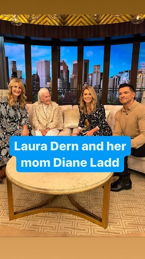 109K views · 2.4K reactions | @lauradern and her mom Diane Ladd. A book that’s a beautiful tribute to their relationship #HoneyBabyMine | Live with Kelly and Mark | Facebook