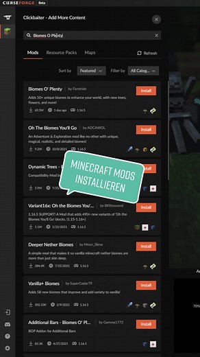 Einfacher geht‘s nicht! #minecraftde #minecraft #mctutorial #minecrafttutorial #minecraftmod #minecraftmods #fyp #fypシ #fypage #fds #fürdich #fd #f