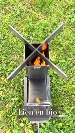 🔥 Le rocket stove en chauffe : différentes zones, différentes températures… maîtrise du feu totale