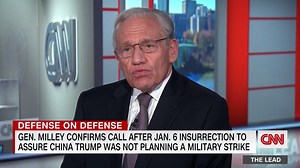 40K views · 506 reactions | CNN's Jake Tapper and journalist Bob Woodward discuss US General Mark Milley's defense of his behavior during the last days of the Trump administration, including a phone conversation with his Chinese counterpart, as he and other senior military officials appeared before lawmakers for a hearing about the withdrawal from Afghanistan. | CNN | Facebook