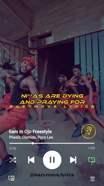 5am In Ojo Freestyle Lyrics by Pheelz and Olamide