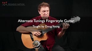 In his Alternate Tunings Fingerstyle Guitar lesson, Doug Young...