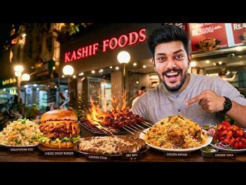 I Tried Kashif Foods Full Menu | Best & Worst Street Food in Karachi?