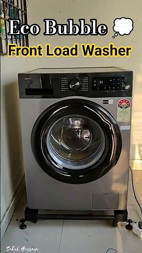 Eco Bubble Technology 2025 – Smart Clean Test | Front Load New Model Review 🔥 #samsungindia #youtube