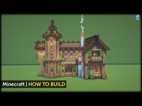 Minecraft How to Build a Medieval Merchant Guild Tutorial