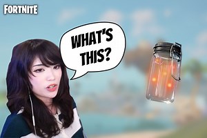 Twitch streamer Emiru learns the hard way what a Firefly Jar does in Fortnite